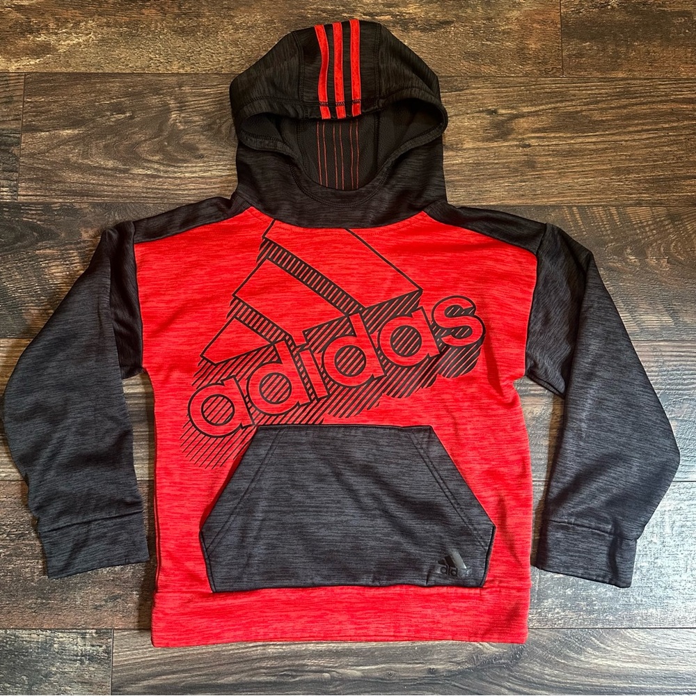 Adidas boys pull over long sleeve sweatshirt size 8/S - Picture 12 of 12